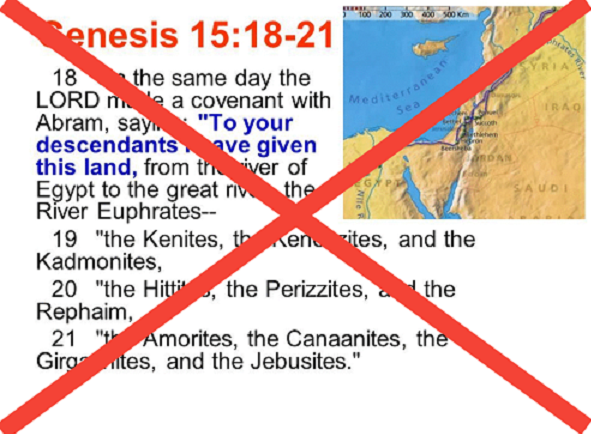 Map of the promised lands of the Jewish people, under the old testament  (Genesis 15) : r/imaginarymaps